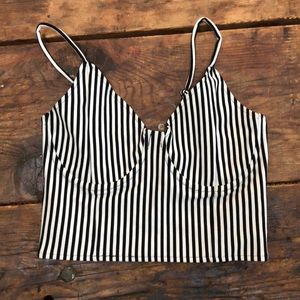 Amuse society striped top